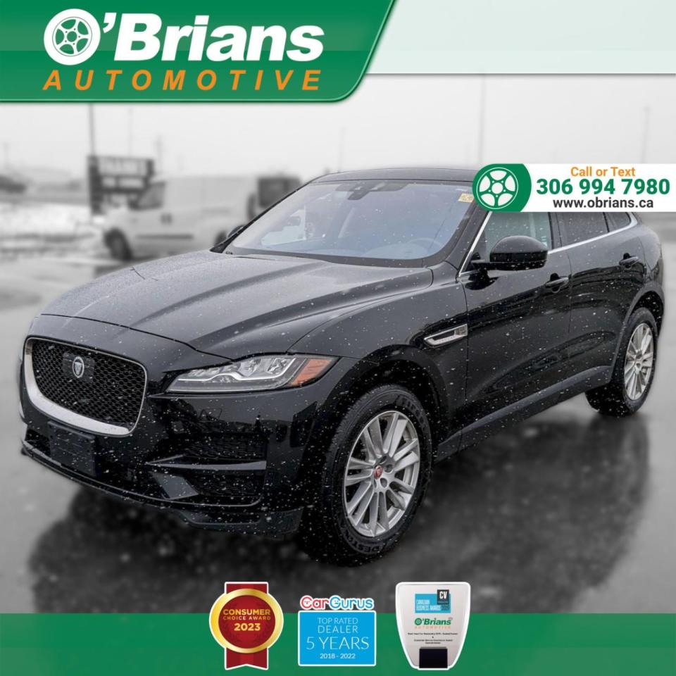 Used 2019 Jaguar F-PACE Prestige -Accident Free w/AWD, Leather, Navigation for sale in Saskatoon, SK