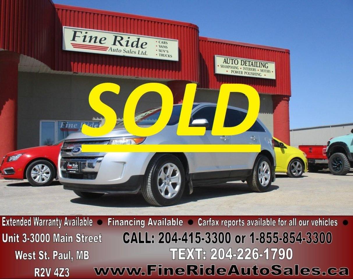 Used 2014 Ford Edge SEL for sale in West Saint Paul, MB