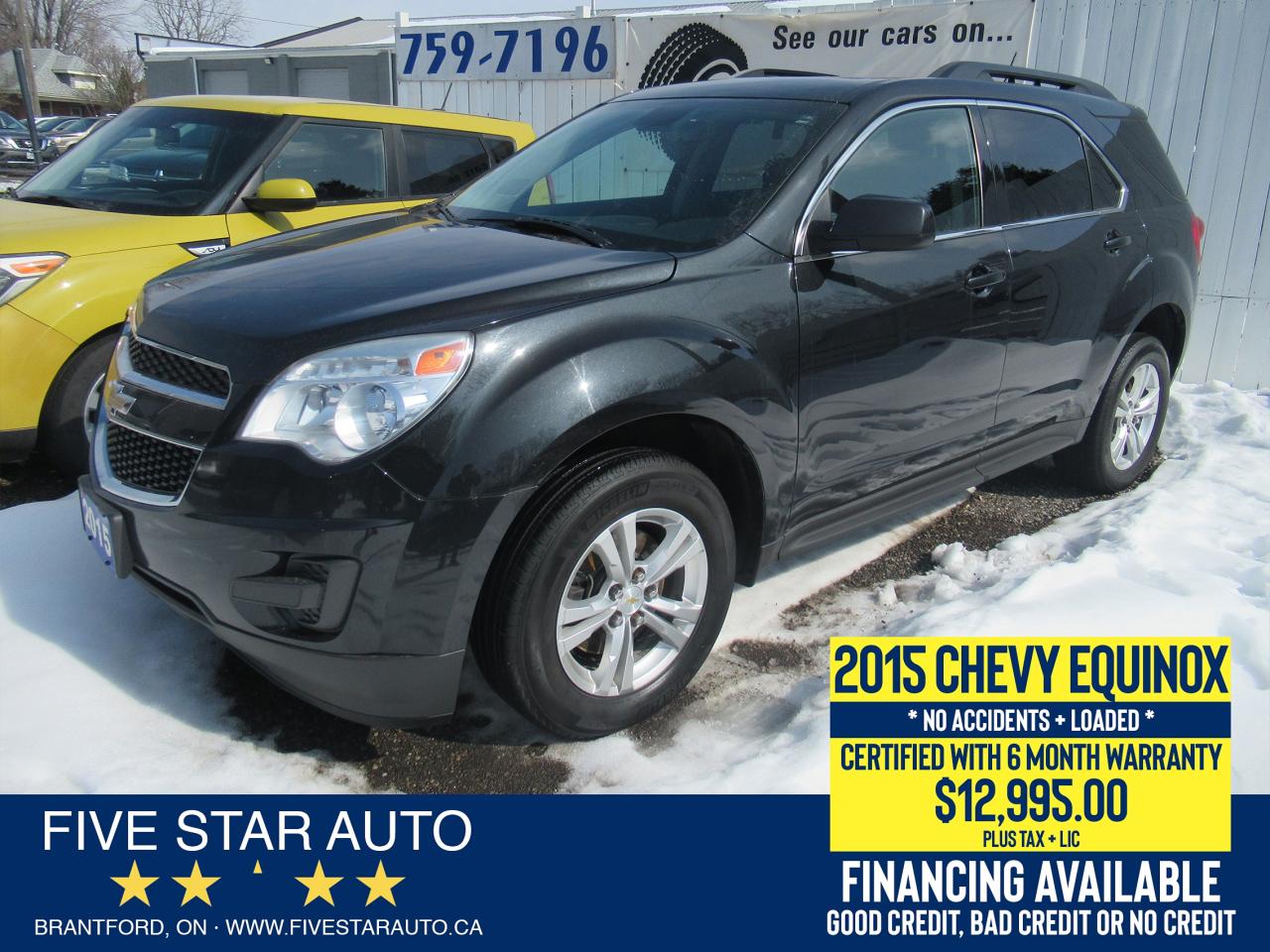 2015 Chevrolet Equinox LT *No Accidents* Certified w/ 6 Mth Warranty