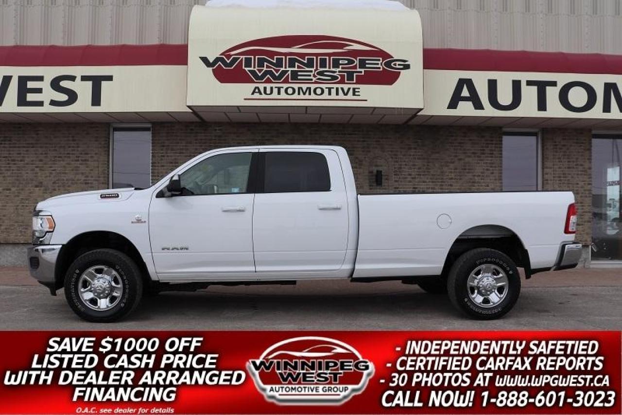 Used 2020 Dodge Ram 2500 BIG HORN CREW 6.7L CUMMINS 4x4, 8FT BOX, 9,900GVW for sale in Headingley, MB