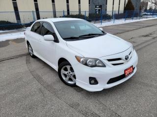 Used 2013 Toyota Corolla ALLOY WHEELS,CRUISE CONTROL,POWER WINDOWS, CERTIFIED for sale in Mississauga, ON