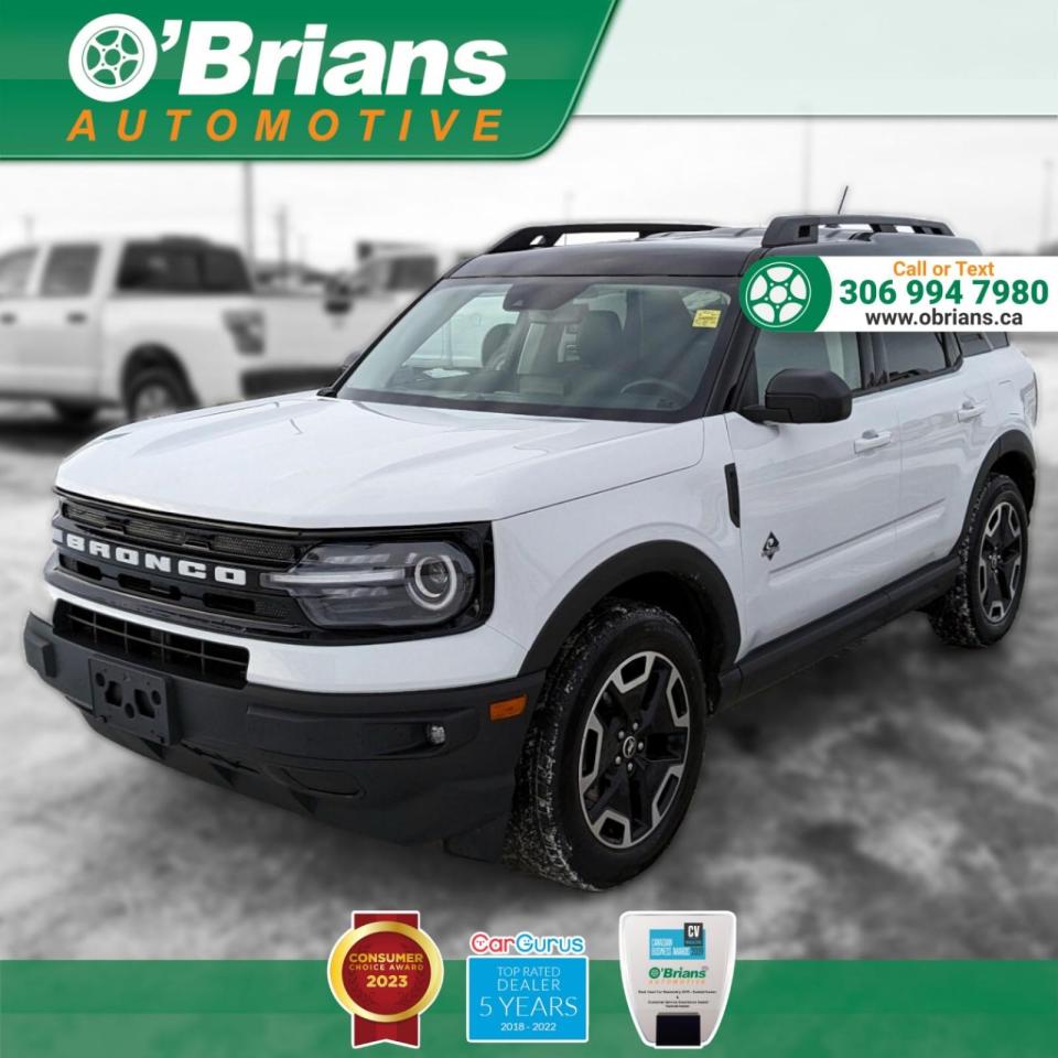 Used 2022 Ford Bronco Sport Outer Banks - Accident Free! w/4x4, Command Start for sale in Saskatoon, SK