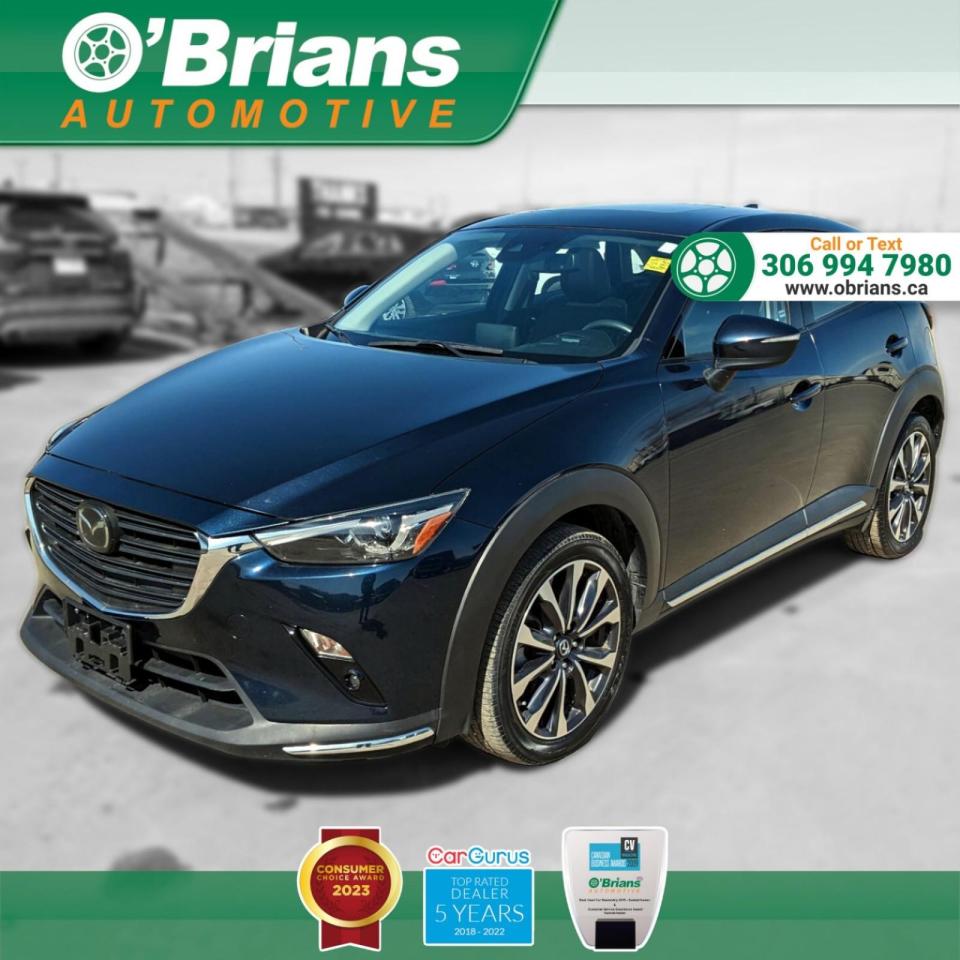 Used 2020 Mazda CX-3 GT w/AWD, Backup Camera, Leather, Heated Seats for sale in Saskatoon, SK