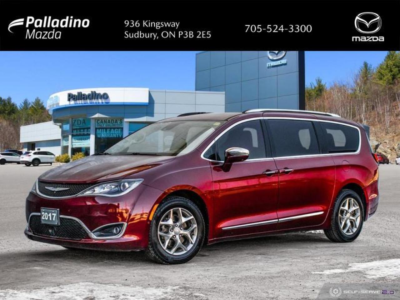 Used 2017 Chrysler Pacifica Limited  - Navigation -  Leather Seats for sale in Sudbury, ON