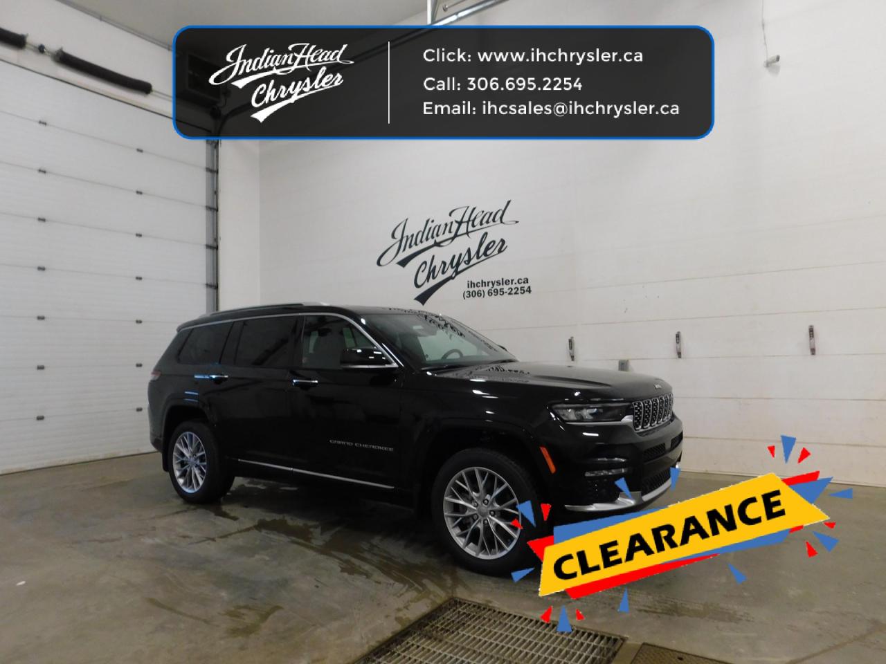 New 2023 Jeep Grand Cherokee L Summit - Sunroof -  Cooled Seats for sale in Indian Head, SK