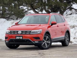 Used 2018 Volkswagen Tiguan HIGHLINE 4MOTION | PANO SUNROOF | FENDER AUDIO for sale in Waterloo, ON