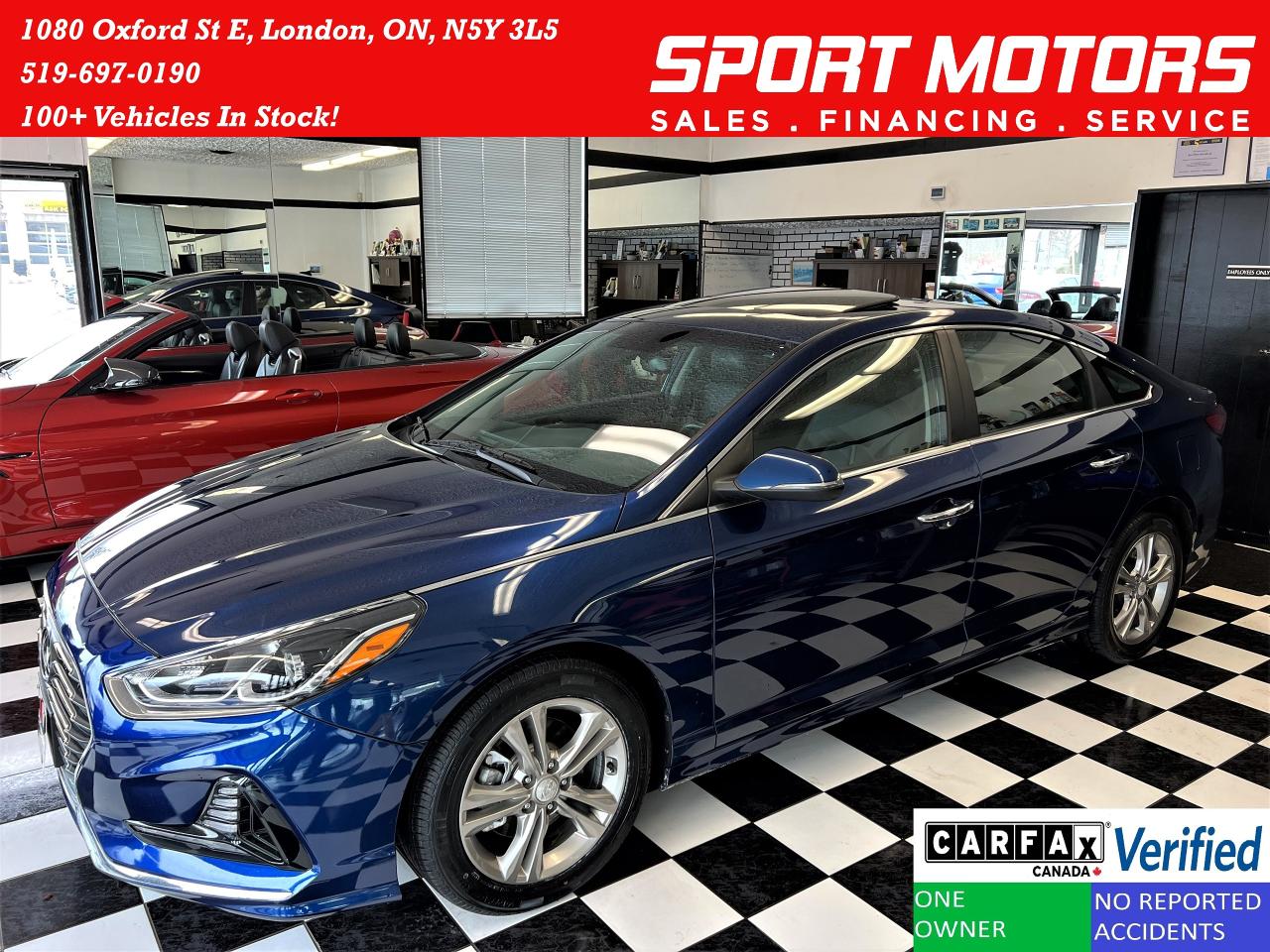 2018 Hyundai Sonata Sport+Roof+Leather+New Tires & Brakes+CLEAN CARFAX - Photo #1