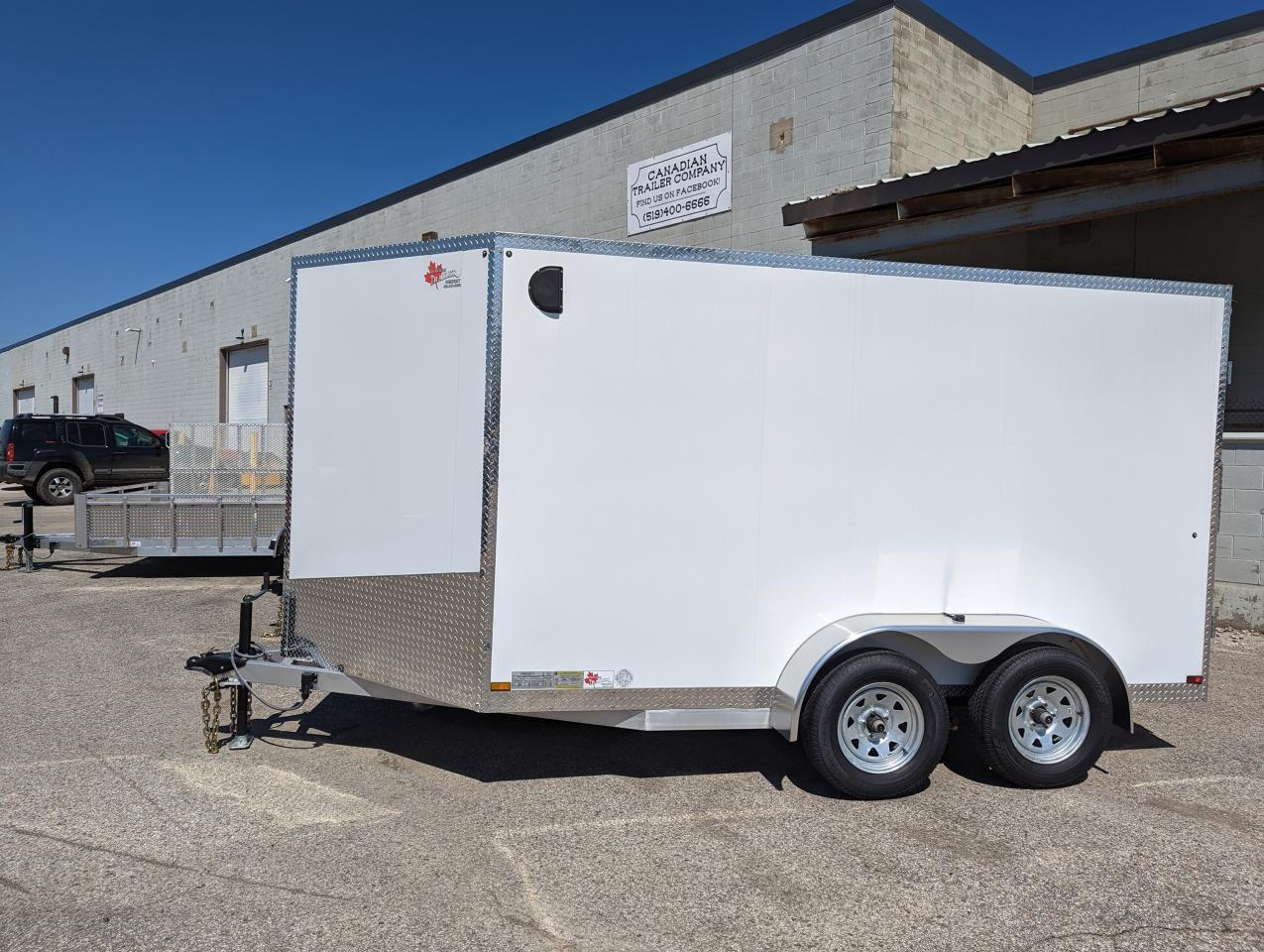 2023 Canadian Trailer Company 7x12 V-Nose Cargo Trailer Aluminum