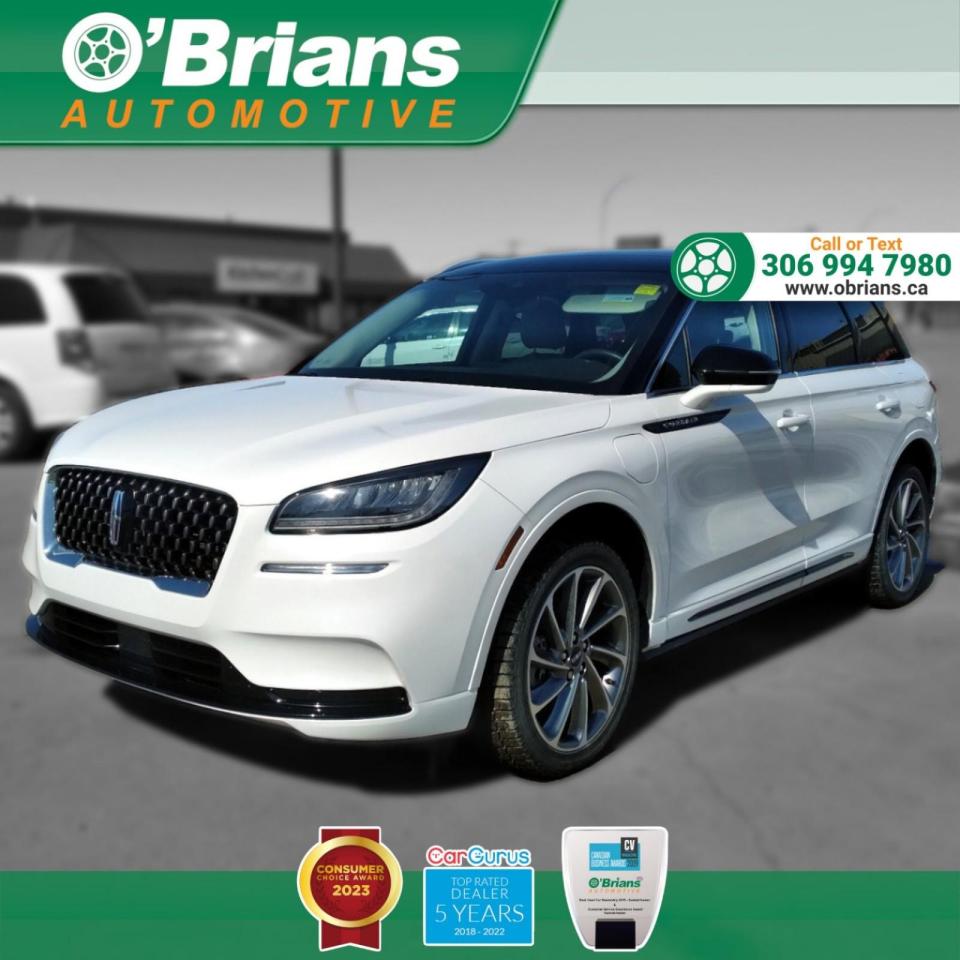 Used 2021 Lincoln Corsair Grand Touring w/Mfg Warranty, AWD, Leather, Nav for sale in Saskatoon, SK
