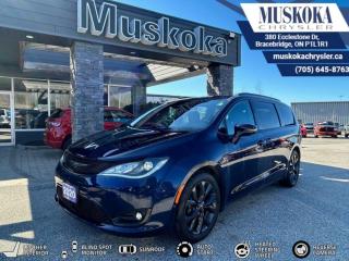 This Chrysler Pacifica Limited 35th Anniversary, with a Regular Unleaded V-6 3.6 L/220 engine, features a 9-Speed Automatic w/OD transmission, and generates 28 highway/19 city L/100km. Find this vehicle with only 70387 kilometers!  Chrysler Pacifica Limited 35th Anniversary Options: This Chrysler Pacifica Limited 35th Anniversary offers a multitude of options. Technology options include: 2 LCD Monitors In The Front, AM/FM/HD/Satellite w/Seek-Scan, Clock, Speed Compensated Volume Control, Aux Audio Input Jack, Steering Wheel Controls, Voice Activation and Radio Data System, Radio: Uconnect 4C Nav w/8.4 Display, Sirius Xm Traffic Plus Real-Time Traffic Display, SiriusXM Guardian Tracker System.  Safety options include Tailgate/Rear Door Lock Included w/Power Door Locks, Variable Intermittent Wipers, 2 LCD Monitors In The Front, Power Door Locks w/Autolock Feature, Airbag Occupancy Sensor.  Visit Us: Find this Chrysler Pacifica Limited 35th Anniversary at Muskoka Chrysler today. We are conveniently located at 380 Ecclestone Dr Bracebridge ON P1L1R1. Muskoka Chrysler has been serving our local community for over 40 years. We take pride in giving back to the community while providing the best customer service. We appreciate each and opportunity we have to serve you, not as a customer but as a friend
