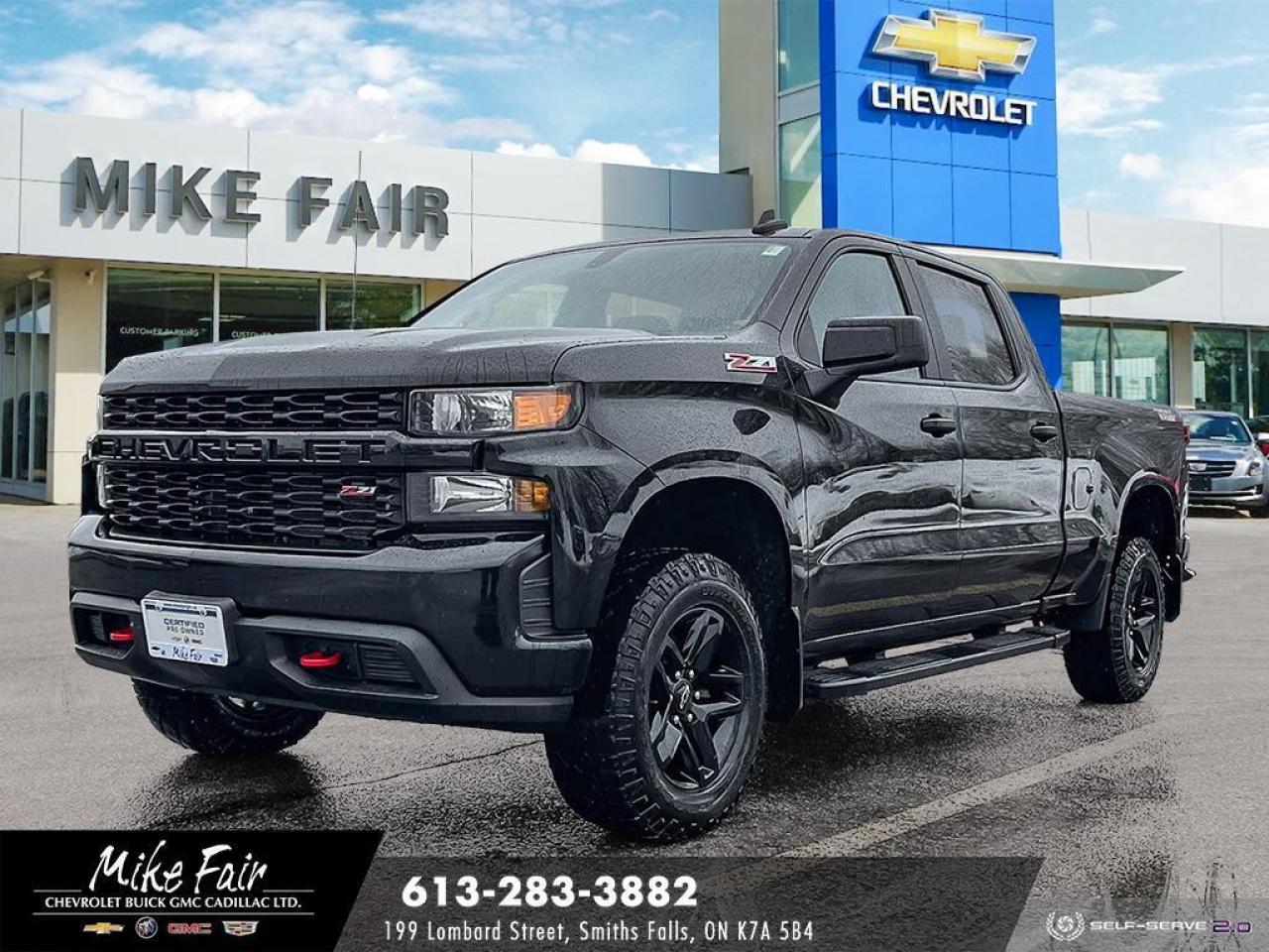 Used 2021 Chevrolet Silverado 1500 Custom Trail Boss remote start, rear vision camera, remote keyless entry, rear bumper cornersteps for sale in Smiths Falls, ON