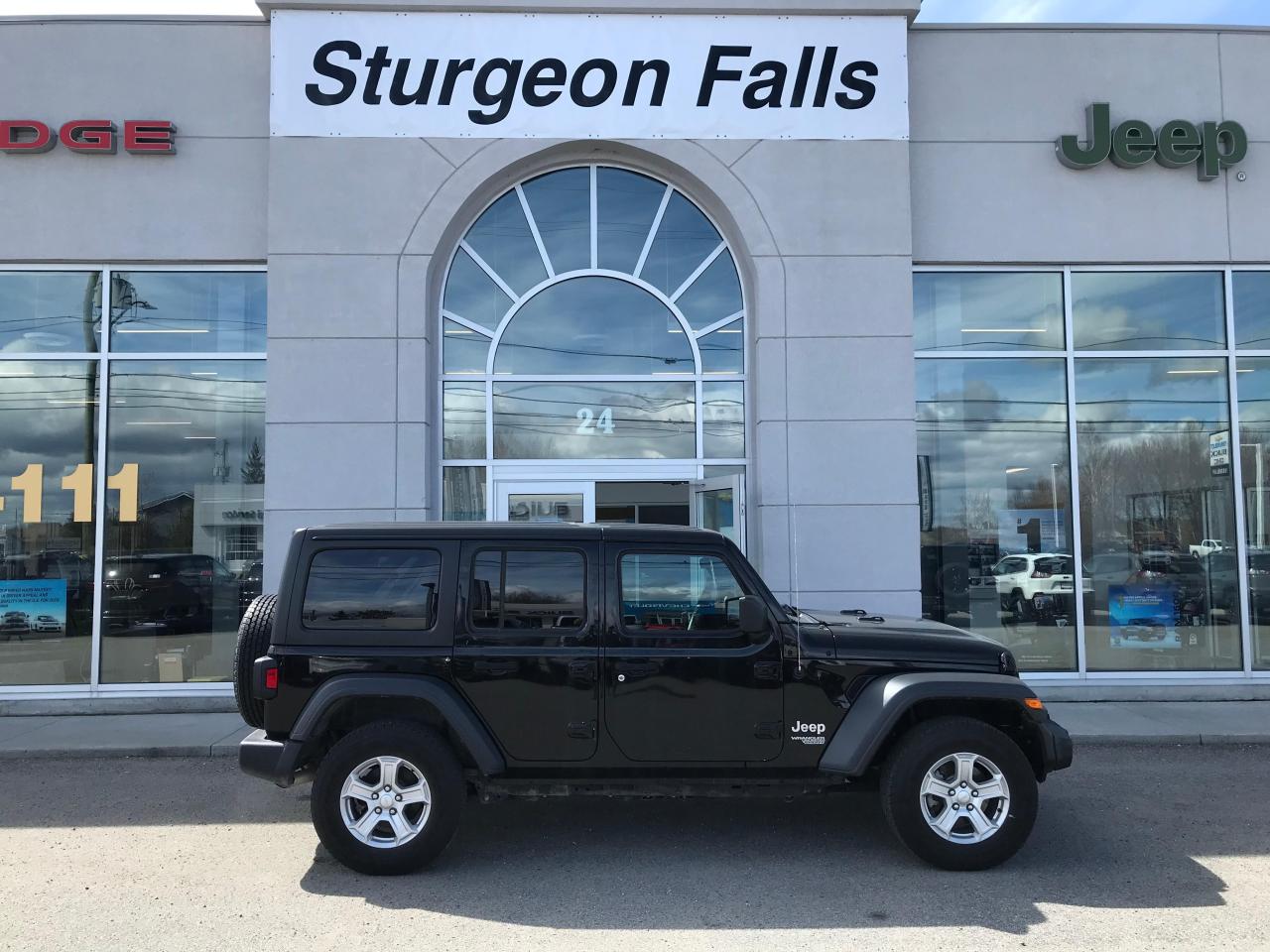 Used 2018 Jeep Wrangler UNLIMITED SPORT for sale in Sturgeon Falls, ON