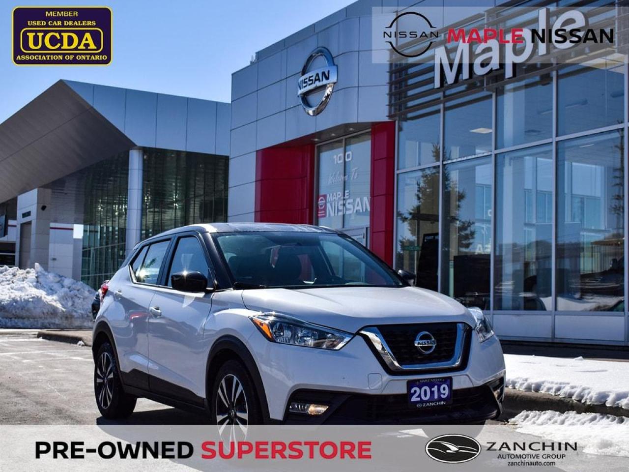 Used 2019 Nissan Kicks SV Apple Carplay Forward Collision Warning Backup for sale in Maple, ON