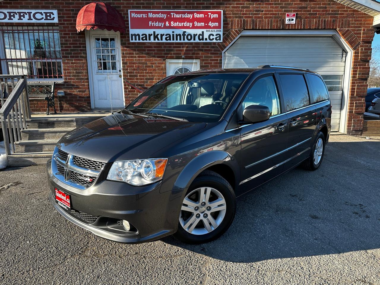 2017 Dodge Grand Caravan Crew Plus HTD LTHR NAV DVD Bluetooth Power Doors