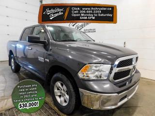 Used 2018 RAM 1500 SLT 4x4 | Crew | Bluetooth | New Motor Installed with 3yr 160000 km Warranty for sale in Indian Head, SK