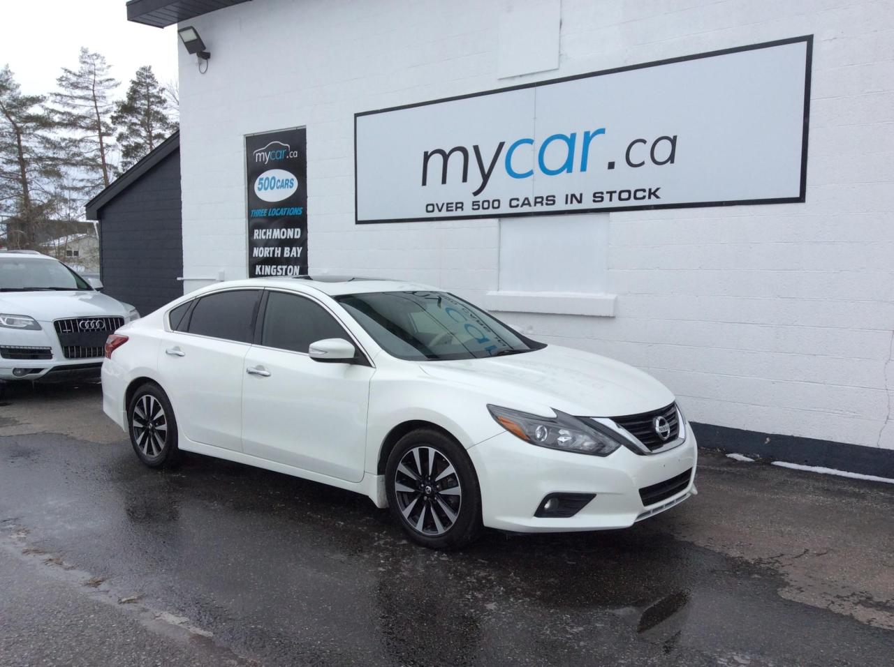 Used 2018 Nissan Altima 2.5 SL Tech ALLOYS. NAV. LEATHER. BACKUP CAM. HEATED SEATS. for sale in North Bay, ON