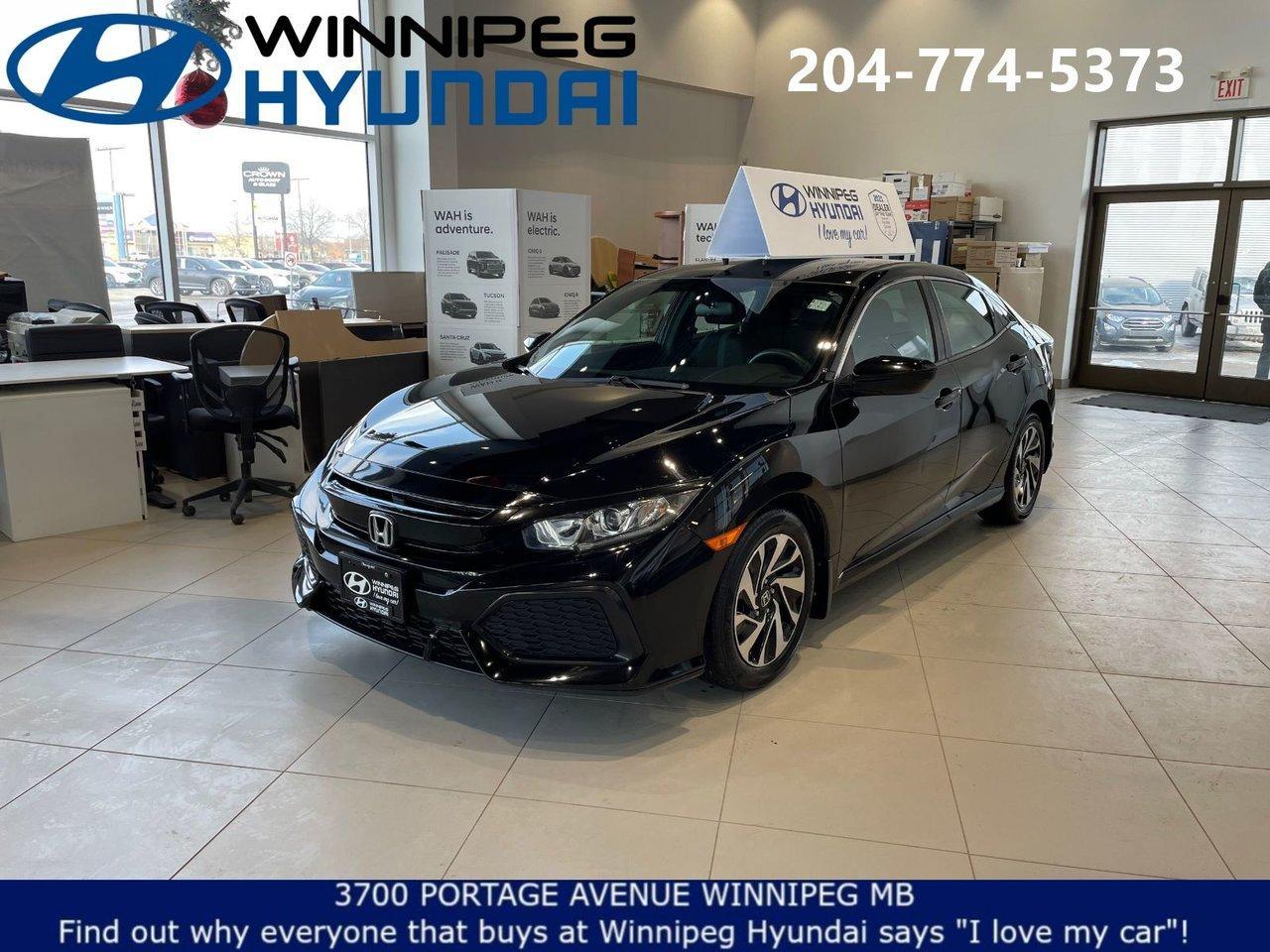 Used 2017 Honda Civic Hatchback LX for sale in Winnipeg, MB