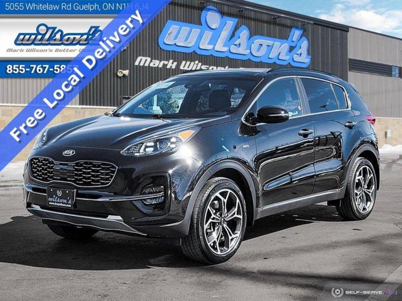 Used 2021 Kia Sportage SX, Leather, Pano Roof, Navigation, Hot & Cold Seats, Heated Steering, Power Liftgate,  and more! for sale in Guelph, ON