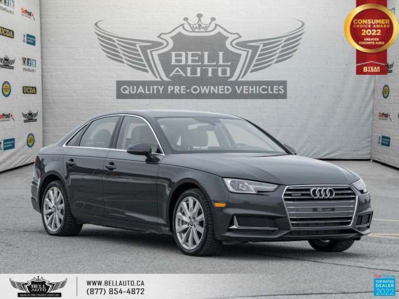 2019 Audi A4 Sedan Komfort, Quattro, BackUpCam, PushStart, HeatedSeats Photo30