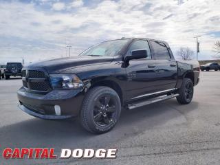 This Ram 1500 Classic boasts a Regular Unleaded V-6 3.6 L engine powering this Automatic transmission. WHEELS: 20 X 8 HIGH GLOSS BLACK ALUMINUM, WHEEL & SOUND GROUP -inc: Wheels: 20 x 8 Aluminum, Rear Floor Mats, Front Floor Mats, 2nd Row In-Floor Storage Bins, Carpet Floor Covering, Remote Keyless Entry, Tires: P275/60R20 BSW All-Season, TRANSMISSION: 8-SPEED AUTOMATIC (STD).* This Ram 1500 Classic Features the Following Options *SUB ZERO PACKAGE -inc: Remote Start System, Front Heated Seats, Leather-Wrapped Steering Wheel, Heated Steering Wheel, Steering Wheel-Mounted Audio Controls, Security Alarm, QUICK ORDER PACKAGE 29J EXPRESS -inc: Engine: 3.6L Pentastar VVT V6, Transmission: 8-Speed Automatic, Fog Lamps, Body-Colour Front Fascia, Body-Colour Grille, Body-Colour Rear Bumper w/Step Pads, Ram 1500 Express Group , TIRES: P275/60R20 OWL AS, REMOTE KEYLESS ENTRY, RADIO: UCONNECT 5 W/8.4 DISPLAY, MOPAR FRONT & REAR ALL-WEATHER FLOOR MATS, GVWR: 3,084 KGS (6,800 LBS) (STD), ENGINE: 3.6L PENTASTAR VVT V6 (STD), DIESEL GREY/BLACK, PREMIUM CLOTH FRONT BUCKET SEATS -inc: Power Lumbar Adjust, 115-Volt Auxiliary Power Outlet, Bucket Seats, Rear 60/40 Split-Folding Bench Seat, Fold-Flat Load Floor, Power 10-Way Driver Seat w/Lumbar, Full-Length Upgraded Floor Console, DIAMOND BLACK CRYSTAL PEARLCOAT.* Why Buy From Us? *Thank you for choosing Capital Dodge as your preferred dealership. We have been helping customers and families here in Ottawa for over 60 years. From our old location on Carling Avenue to our Brand New Dealership here in Kanata, at the Palladium AutoPark. If youre looking for the best price, best selection and best service, please come on in to Capital Dodge and our Friendly Staff will be happy to help you with all of your Driving Needs. You Always Save More at Ottawas Favourite Chrysler Store* Stop By Today *Test drive this must-see, must-drive, must-own beauty today at Capital Dodge Chrysler Jeep, 2500 Palladium Dr Unit 1200, Kanata, ON K2V 1E2.