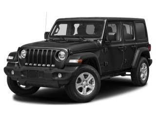 This Jeep Wrangler delivers a Gas engine powering this Automatic transmission. WHEELS: 17 X 7.5 MOAB BLACK ALUMINUM, TRANSMISSION: 8-SPEED TORQUEFLITE AUTO -inc: Dana M200 Rear Axle, Selec-Speed Control, TIRES: LT255/75R17C (STD).* This Jeep Wrangler Features the Following Options *QUICK ORDER PACKAGE 25W WILLYS -inc: Engine: 3.6L Pentastar VVT V6 w/eTorque, Transmission: 8-Speed TorqueFlite Auto, Willys, Moulded-In-Colour Bumper w/Gloss Black, Speed-Sensitive Power Locks, Deep Tint Sunscreen Windows, Front License Plate Bracket, 4-Wheel Drive Swing Gate Decal, Gloss Black Sport Grille, Willys Hood Decal, Rock Protection Sill Rails, Power Windows w/Front 1-Touch Down, Power Heated Exterior Mirrors, Premium-Wrapped Steering Wheel, Security Alarm, Remote Keyless Entry, Sun Visors w/Illuminated Vanity Mirrors, LED Fog Lamps, LED Reflector Headlamps, Moulded-In-Colour Fender Flares , TECHNOLOGY GROUP -inc: Dual-Zone A/C w/Automatic Temperature Control, 7 Full-Colour Driver Info Display, Remote Proximity Keyless Entry, SiriusXM Satellite Radio, Air Filtering, RADIO: UCONNECT 4C NAV W/8.4 DISPLAY, LED HEADLAMP & FOG LAMP GROUP -inc: LED Fog Lamps, LED Reflector Headlamps, Moulded-In-Colour Fender Flares, GVWR: 2,476 KGS (5,460 LBS), ENGINE: 3.6L PENTASTAR VVT V6 W/ETORQUE -inc: 600 Amp Maintenance Free Battery, 48-Volt Belt Starter Generator, GVWR: 2,476 kgs (5,460 lbs), Delete Alternator, CONVENIENCE GROUP -inc: Universal Garage Door Opener, COLD WEATHER GROUP -inc: Heated Steering Wheel, Front Heated Seats, BLACK, CLOTH BUCKET SEATS, BLACK FREEDOM TOP 3-PIECE HARDTOP -inc: Freedom Panel Storage Bag, Rear Window Defroster, Rear Window Wiper w/Washer.* Why Buy From Us? *Thank you for choosing Capital Dodge as your preferred dealership. We have been helping customers and families here in Ottawa for over 60 years. From our old location on Carling Avenue to our Brand New Dealership here in Kanata, at the Palladium AutoPark. If youre looking for the best price, best selection and best service, please come on in to Capital Dodge and our Friendly Staff will be happy to help you with all of your Driving Needs. You Always Save More at Ottawas Favourite Chrysler Store* Visit Us Today *Stop by Capital Dodge Chrysler Jeep located at 2500 Palladium Dr Unit 1200, Kanata, ON K2V 1E2 for a quick visit and a great vehicle!