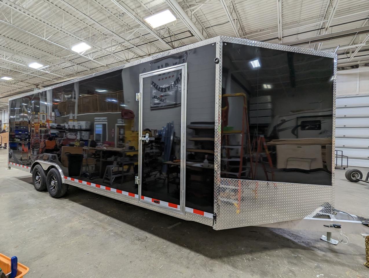 2023 Canadian Trailer Company 8.5X24 V-Nose Cargo Trailer Aluminum Photo13