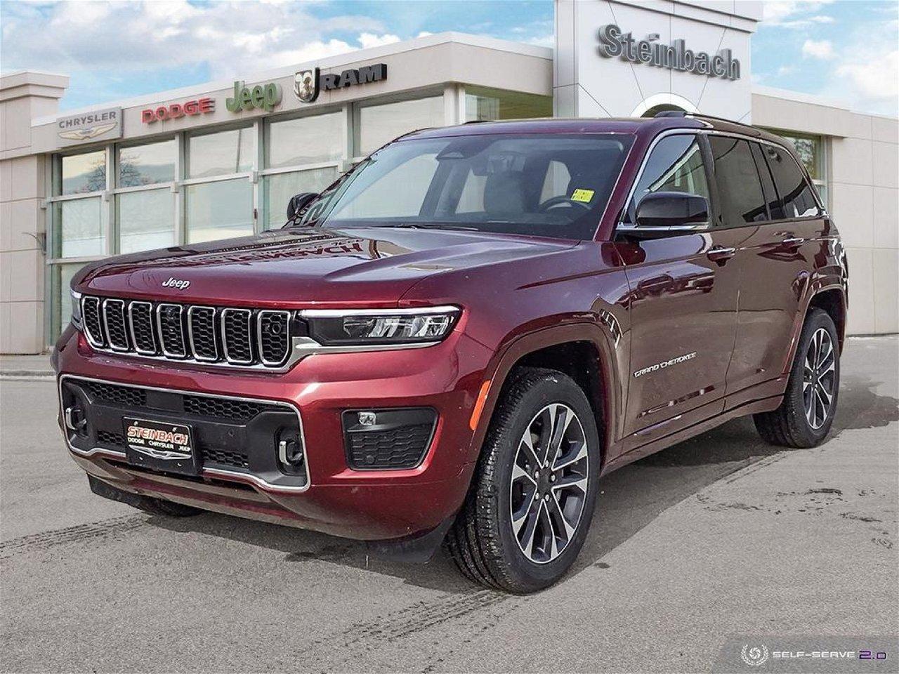 New 2023 Jeep Grand Cherokee Overland Save Today with Small Town Savings! for sale in Steinbach, MB