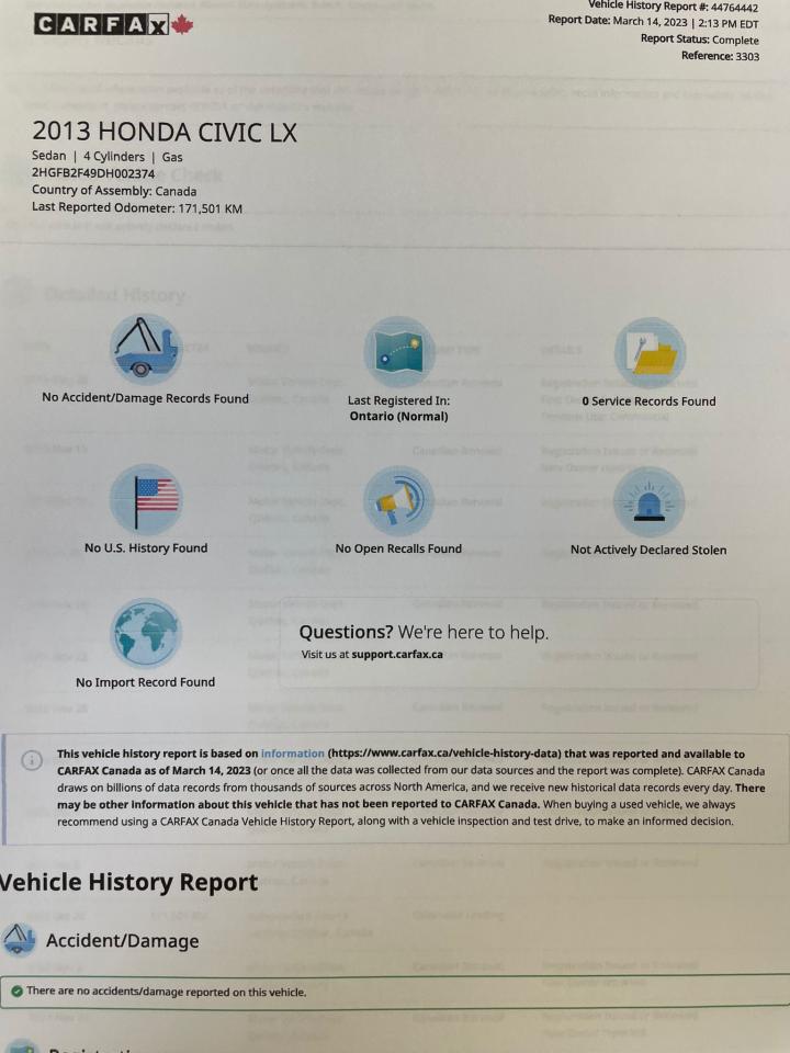 2013 Honda Civic AUTO 4DR NO ACCIDENT CERTIFED BLUE TOOTH - Photo #18