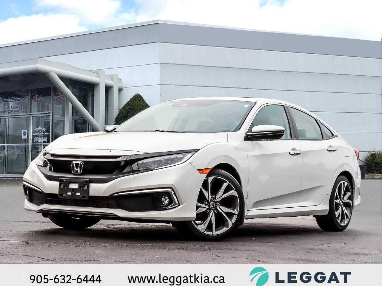 Used 2019 Honda Civic Touring TOURING | LEATHER | SUNROOF | ANDROID AUTO APPLE CARPLAY | HTD SEATS | FULLY CERTIFIED for sale in Burlington, ON