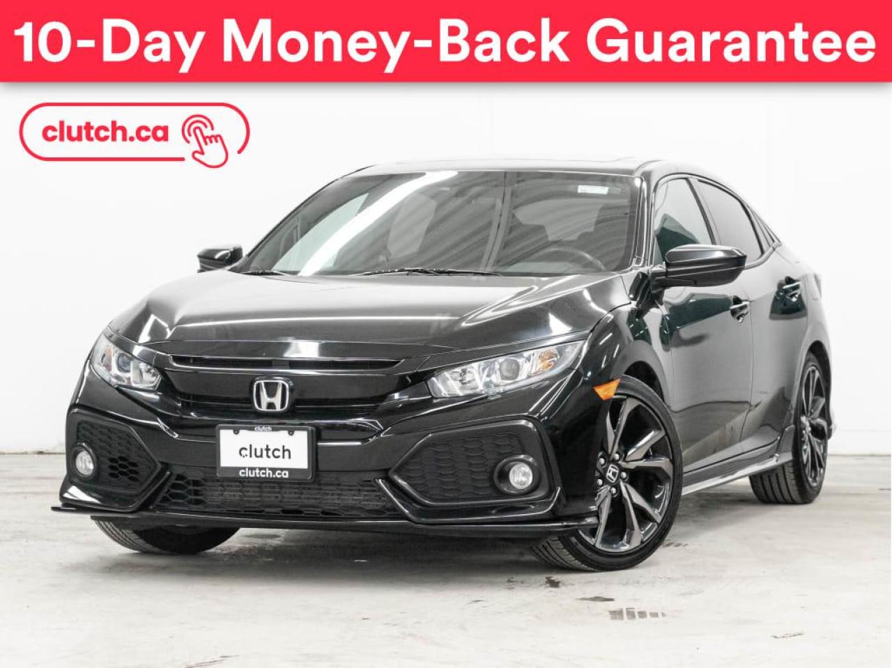Used 2018 Honda Civic Hatchback Sport w/ Honda Lane Watch, CarPlay & Android Auto for sale in Toronto, ON