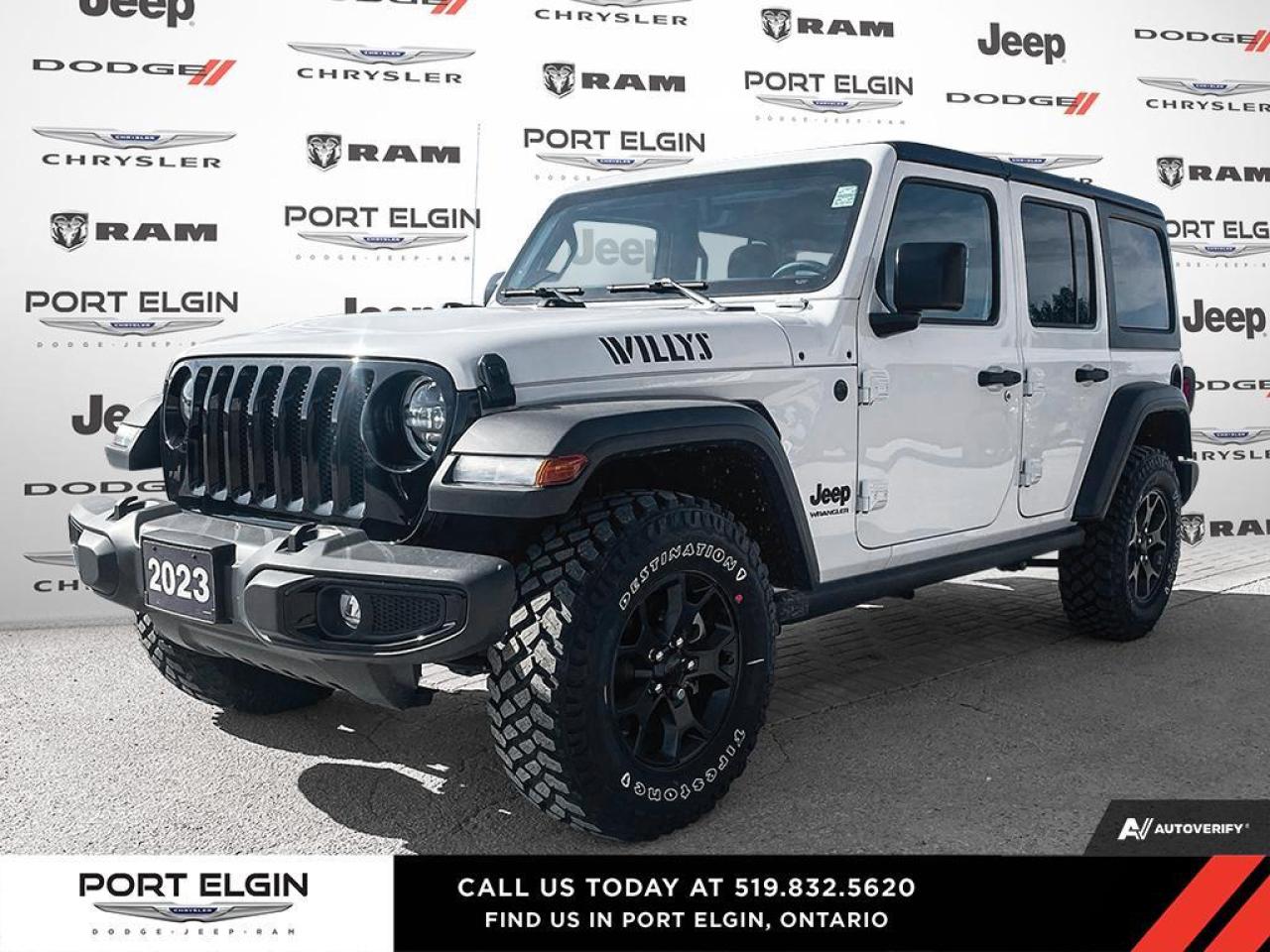 New 2023 Jeep Wrangler 4-Door Willys for sale in Port Elgin, ON