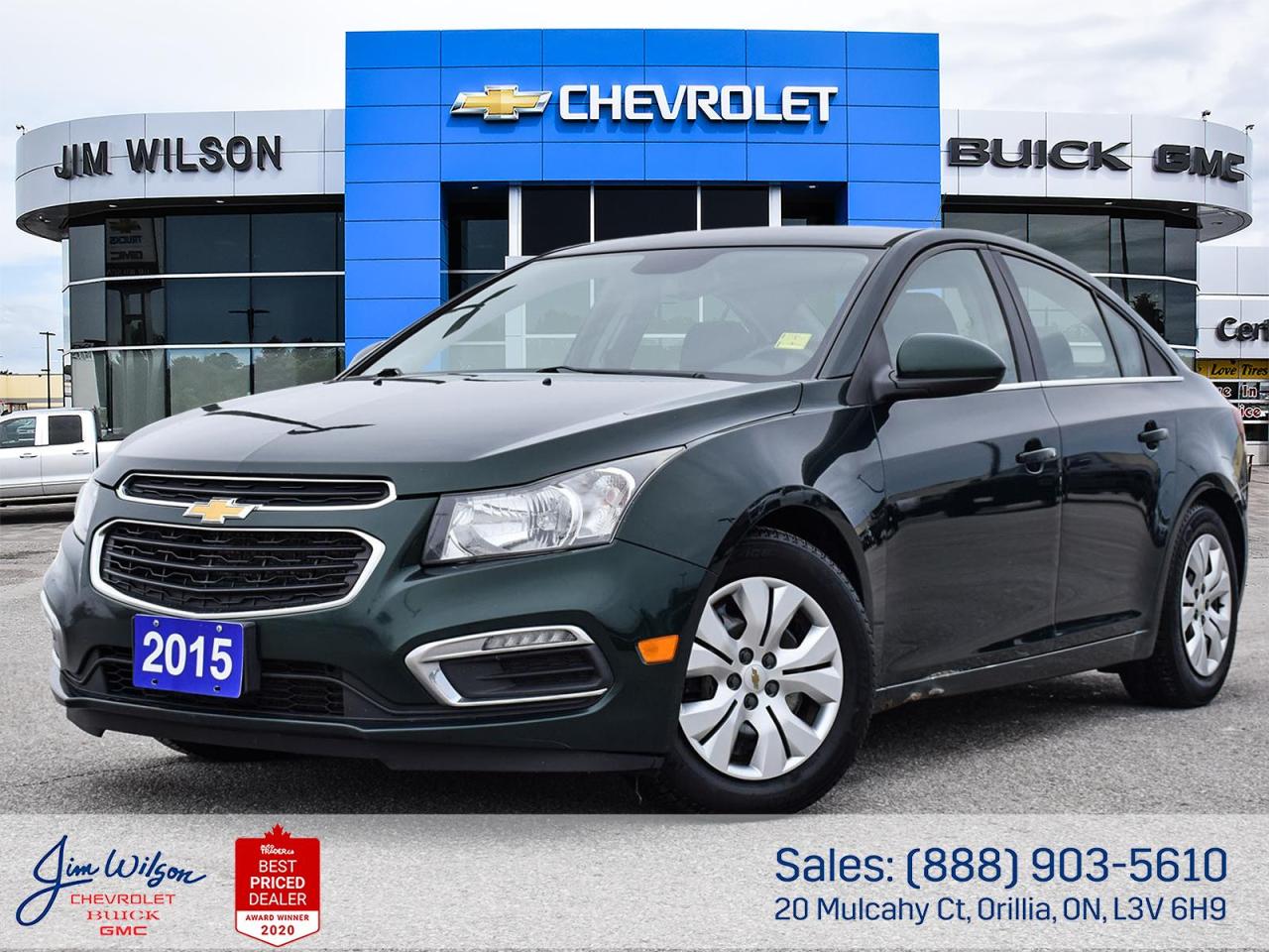 Used 2015 Chevrolet Cruze 4dr Sdn 1LT for sale in Orillia, ON
