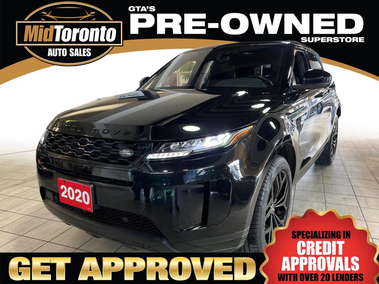 Used 2020 Land Rover Evoque S - Drive Pack - Black Pack - Glass Roof - Meridian Sound - Surround Camera - Touch Pro Duo - No Accidents for sale in North York, ON