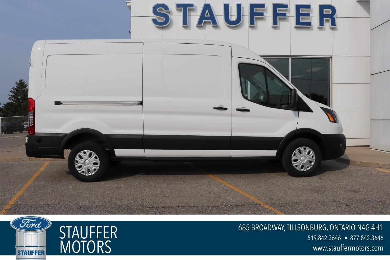 2023 Ford E-Transit Cargo Van BASE T-350 148 Med Rf 9500 GVWR RWD