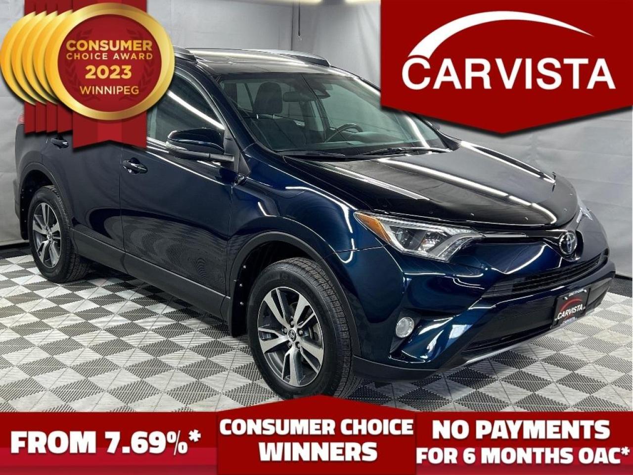 Used 2017 Toyota RAV4 XLE AWD - REMOTE START/SUNROOF/SAFETY FEATURES - for sale in Winnipeg, MB