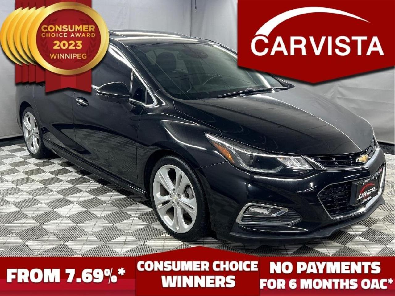 Used 2016 Chevrolet Cruze PREMIER - SUNROOF for sale in Winnipeg, MB