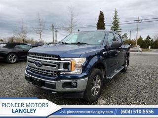 <b>Leather Seats,  Cooled Seats,  Navigation,  Premium Audio,  Aluminum Wheels!</b><br> <br> At Pioneer Motors Langley, our team of professionals will guide you to make the right choice for your future vehicle. You will be advised as to the choice of the right vehicle and the best suitable financing for your needs. <br> <br> Compare at $49970 - Pioneer value price is just $48990! <br> <br>   Smart engineering, impressive tech, and rugged styling make the F-150 hard to pass up. This  2020 Ford F-150 is for sale today in Langley. <br> <br>The perfect truck for work or play, this versatile Ford F-150 gives you the power you need, the features you want, and the style you crave! With high-strength, military-grade aluminum construction, this F-150 cuts the weight without sacrificing toughness. The interior design is first class, with simple to read text, easy to push buttons and plenty of outward visibility.This  Crew Cab 4X4 pickup  has 56,627 kms. Its  nice in colour  and is completely accident free based on the <a href=https://vhr.carfax.ca/?id=zrzt9WdWdCEQYSUXJanwxY10MhOGG9xJ target=_blank>CARFAX Report</a> . It has a 10 speed automatic transmission and is powered by a  395HP 5.0L 8 Cylinder Engine.  This unit has some remaining factory warranty for added peace of mind. <br> <br> Our F-150s trim level is XLT. Upgrading to the class leader, this Ford F-150 XLT comes very well equipped with remote keyless entry, dynamic hitch assist, Ford Co-Pilot360 that features pre-collision assist and automatic emergency braking. Enhanced features include aluminum wheels, chrome exterior accents, SYNC 3 with enhanced voice recognition, Apple CarPlay and Android Auto, FordPass Connect 4G LTE, steering wheel mounted cruise control, a powerful audio system with SiriusXM radio, cargo box lights, power door locks and a rear view camera to help when backing out of a tight spot. This vehicle has been upgraded with the following features: Leather Seats,  Cooled Seats,  Navigation,  Premium Audio,  Aluminum Wheels,  Apple Carplay,  Android Auto. <br> To view the original window sticker for this vehicle view this <a href=http://www.windowsticker.forddirect.com/windowsticker.pdf?vin=1FTEW1E56LKF23109 target=_blank>http://www.windowsticker.forddirect.com/windowsticker.pdf?vin=1FTEW1E56LKF23109</a>. <br/><br> <br>To apply right now for financing use this link : <a href=https://www.pioneermotorslangley.com/finance/ target=_blank>https://www.pioneermotorslangley.com/finance/</a><br><br> <br/><br> Buy this vehicle now for the lowest bi-weekly payment of <b>$358.66</b> with $0 down for 84 months @ 7.99% APR O.A.C. ( Plus applicable taxes -  Plus applicable fees   / Total Obligation of $66272  ).  See dealer for details. <br> <br>Let us make your visit to our dealership as pleasant and rewarding as it can be. All pricing is plus $995 Documentation fee and applicable taxes. o~o