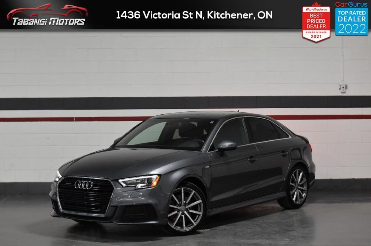 2018 Audi A3 Progressiv Quattro  S-Line Carplay Park Assist Sunroof