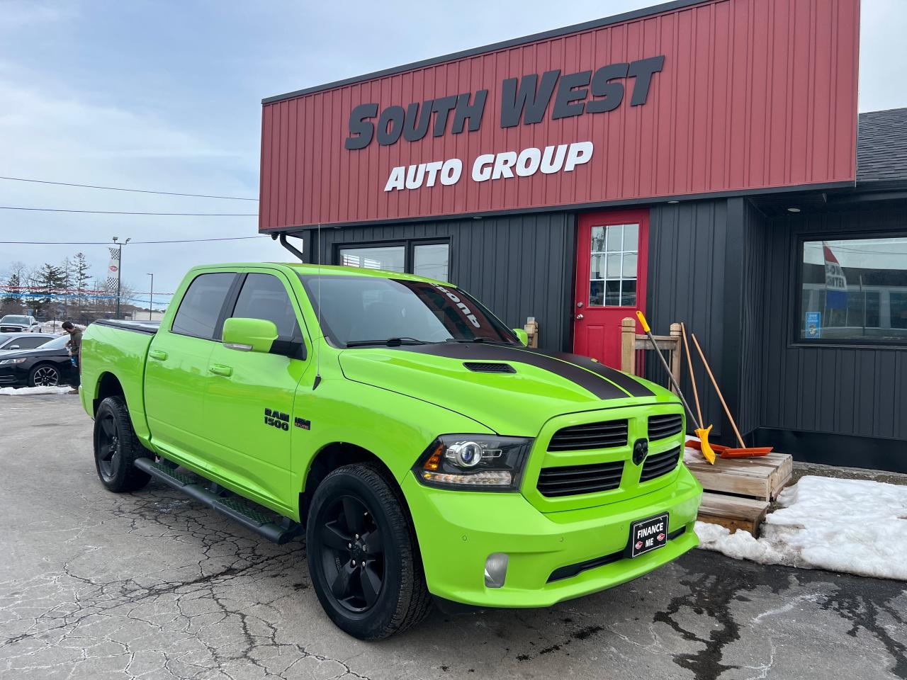 2017 RAM 1500 Sport|4X4|HtdLthrSeats|Navi|Backup|Sunroof|Alloys