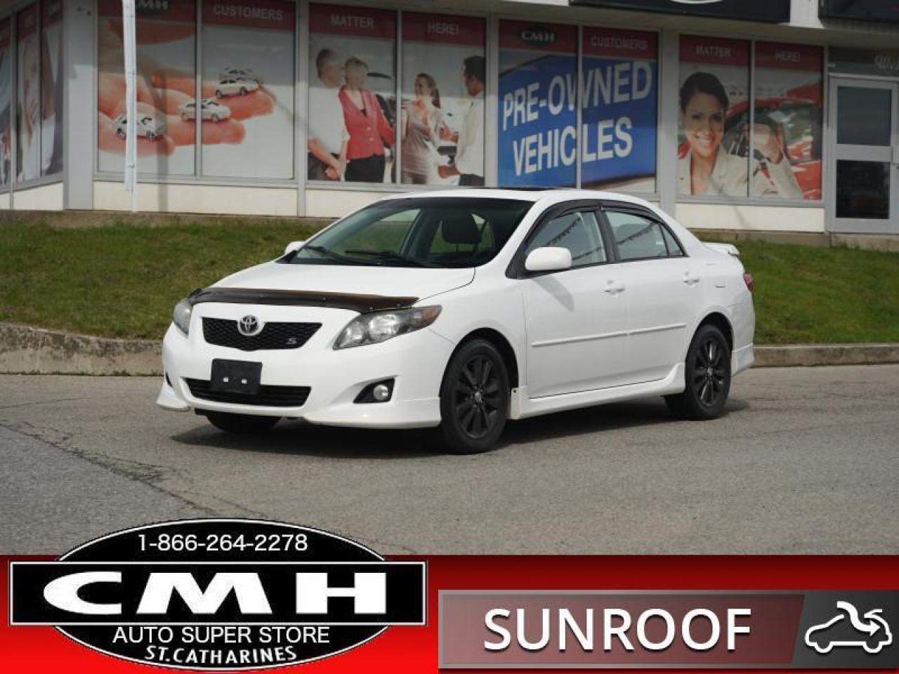 2009 Toyota Corolla S  SW-AUDIO SUNROOF 16-AL