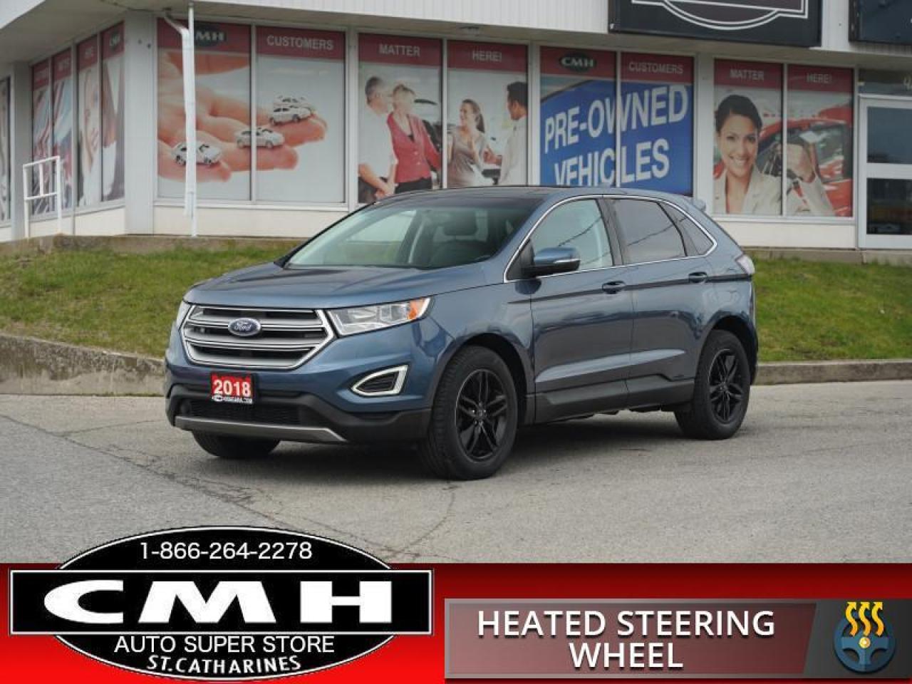 2018 Ford Edge SEL  NAV CAM ROOF LEATH HTD-SW REM-START