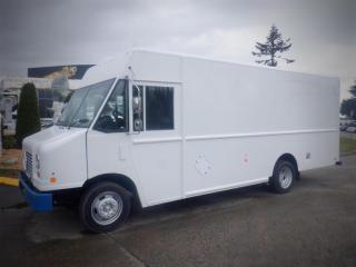 2011 Ford E-450 Utilimaster 18 Foot Cargo step Van With Rear Shelving, 6.8L V10 SOHC 30V engine, 10 cylinder, 1 door, automatic, RWD, cruise control, AM/FM radio, CD changer, white exterior, black interior, cloth.  Engine hours: 3480 Certification and Decal Valid until April 2025. $30,910.00 plus $375 processing fee, $31,285.00 total payment obligation before taxes.  Listing report, warranty, contract commitment cancellation fee, financing available on approved credit (some limitations and exceptions may apply). All above specifications and information is considered to be accurate but is not guaranteed and no opinion or advice is given as to whether this item should be purchased. We do not allow test drives due to theft, fraud and acts of vandalism. Instead we provide the following benefits: Complimentary Warranty (with options to extend), Limited Money Back Satisfaction Guarantee on Fully Completed Contracts, Contract Commitment Cancellation, and an Open-Ended Sell-Back Option. Ask seller for details or call 604-522-REPO(7376) to confirm listing availability.