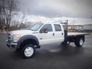 Used 2012 Ford F-550 Crew Cab 12 Flat Deck 4WD Diesel for sale in Burnaby, BC