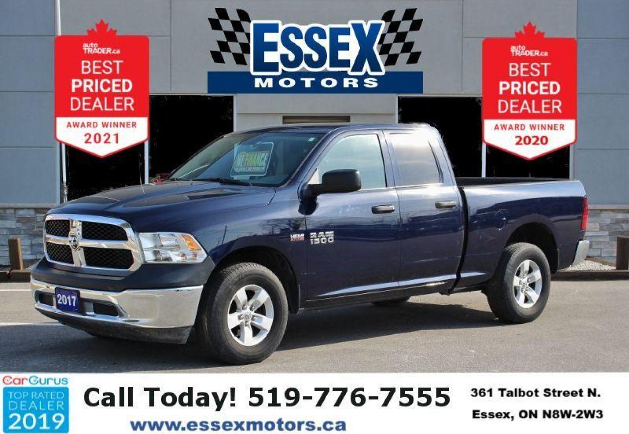 2017 RAM 1500 4X4 ST*Low K's*Hemi*Bluetooth*Six Seats