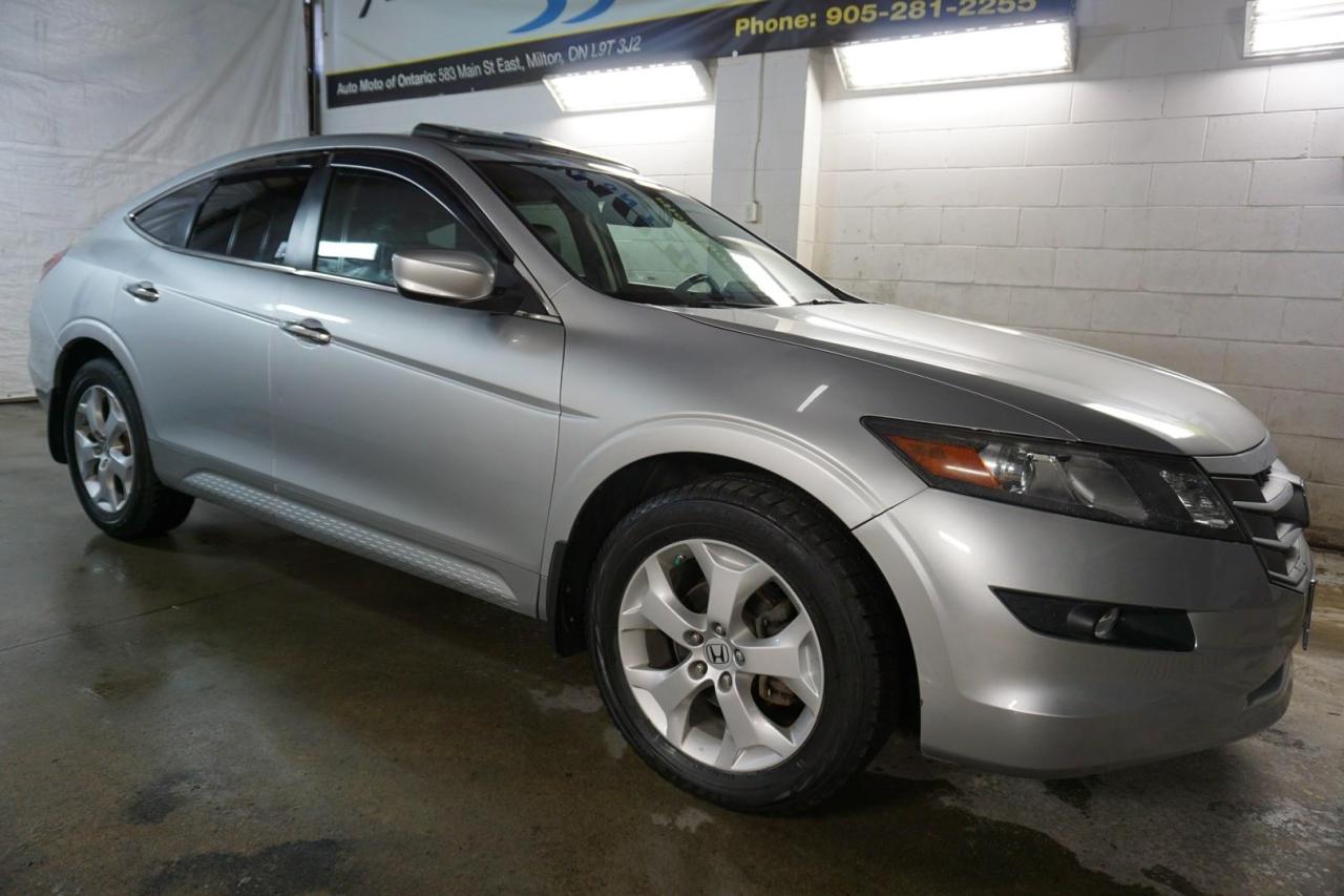 Used 2010 Honda Accord Crosstour EX-L V6 4WD CERTIFIED CAMERA BLUETOOTH LEATHER HEATED SEATS SUNROOF CRUISE for sale in Milton, ON