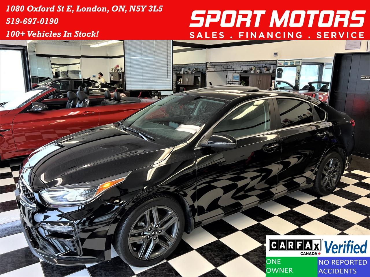 Used 2021 Kia Forte EX Premium+Sunroof+Adaptive Cruise+CLEAN CARFAX for sale in London, ON