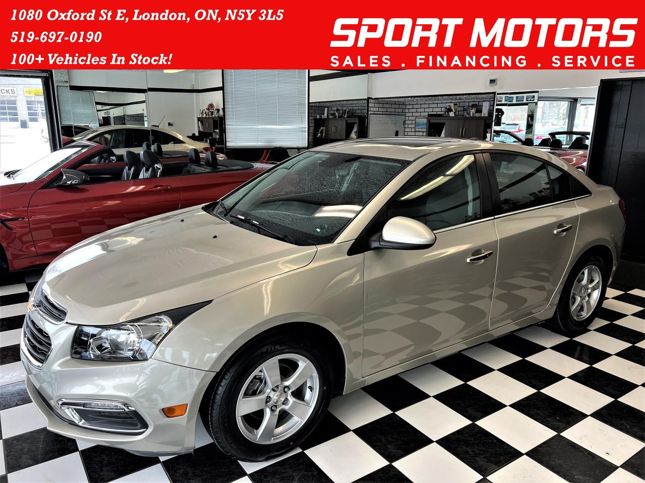 2015 Chevrolet Cruze 2LT+Roof+GPS+Camera+Remote Start+Heated Seats