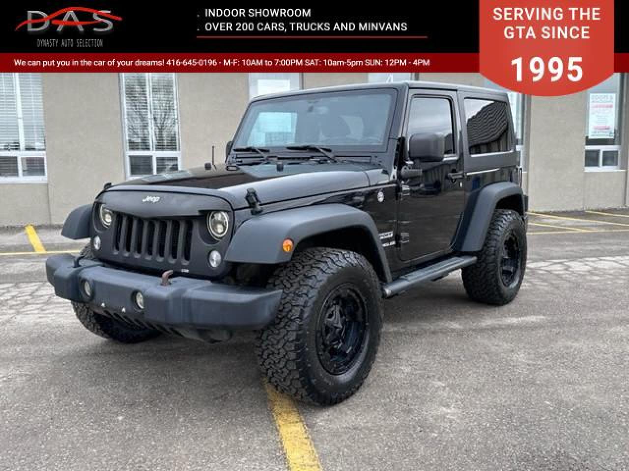 Used 2016 Jeep Wrangler 4WD 2dr Sport ALPINE SOUND SYSTEM, ONLY 89K!!! for sale in North York, ON