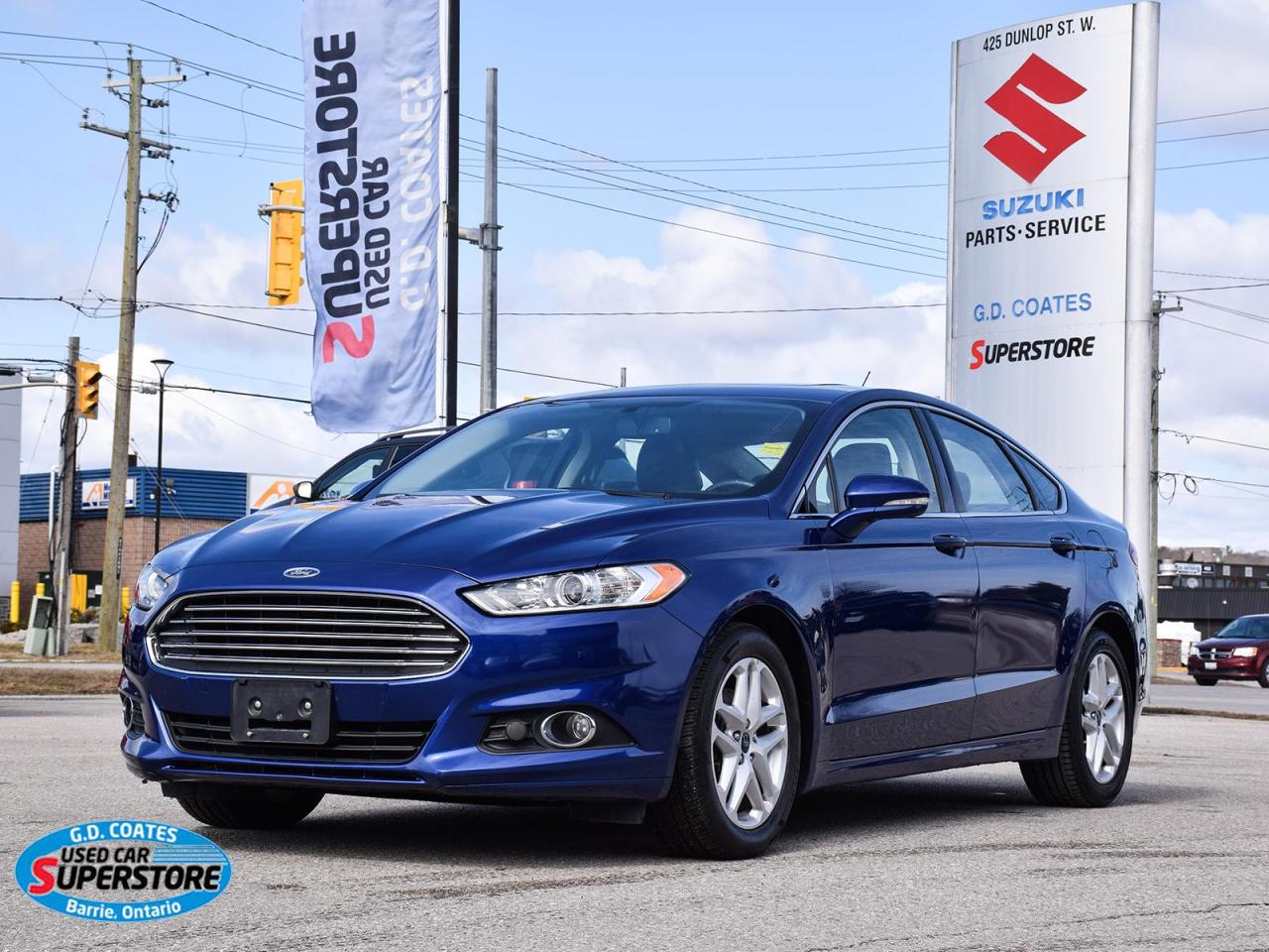 Used 2016 Ford Fusion SE ~Nav ~Camera ~Bluetooth ~Heated Leather ~LOW KM for sale in Barrie, ON