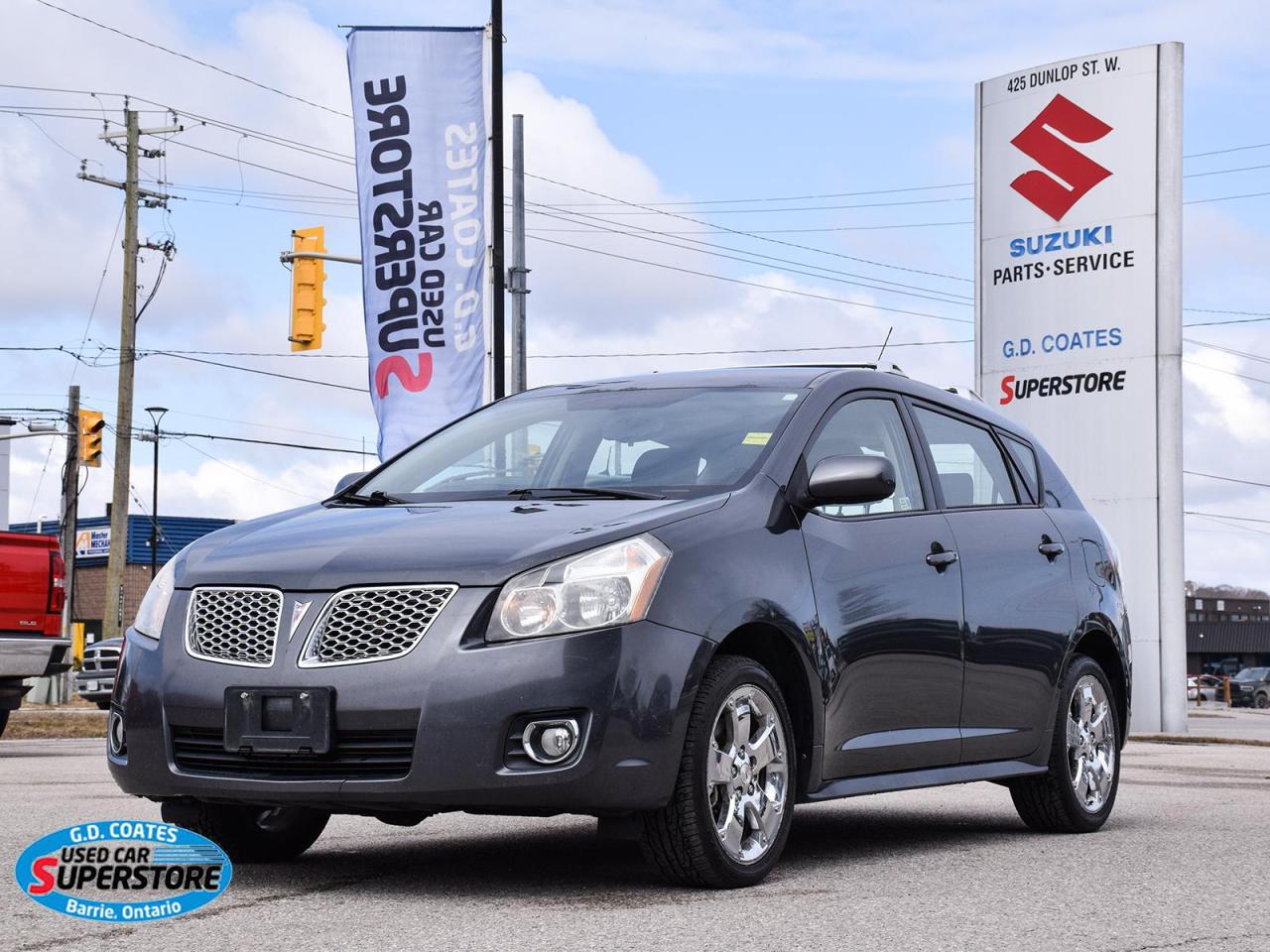Used 2009 Pontiac Vibe AWD ~Power Windows/Locks/Mirrors ~A/C ~Alloys for sale in Barrie, ON